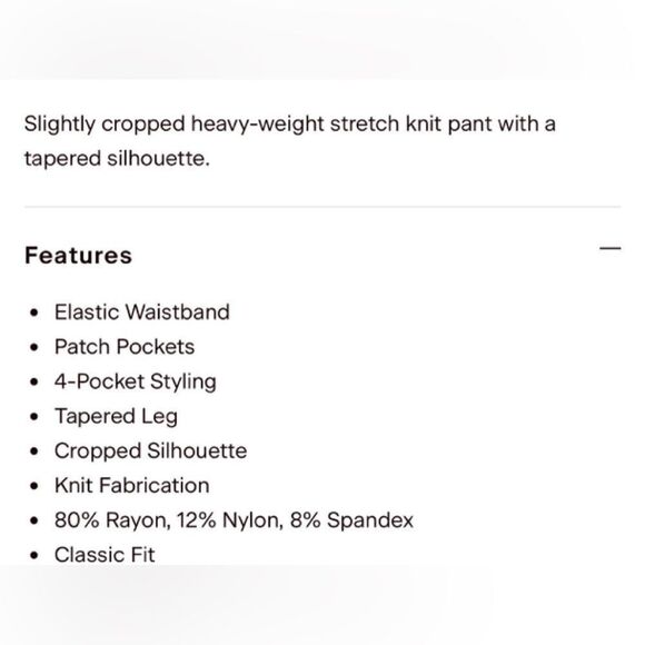 Hunter Bell Siegle jogger pant size XS NWOT - Picture 8 of 8